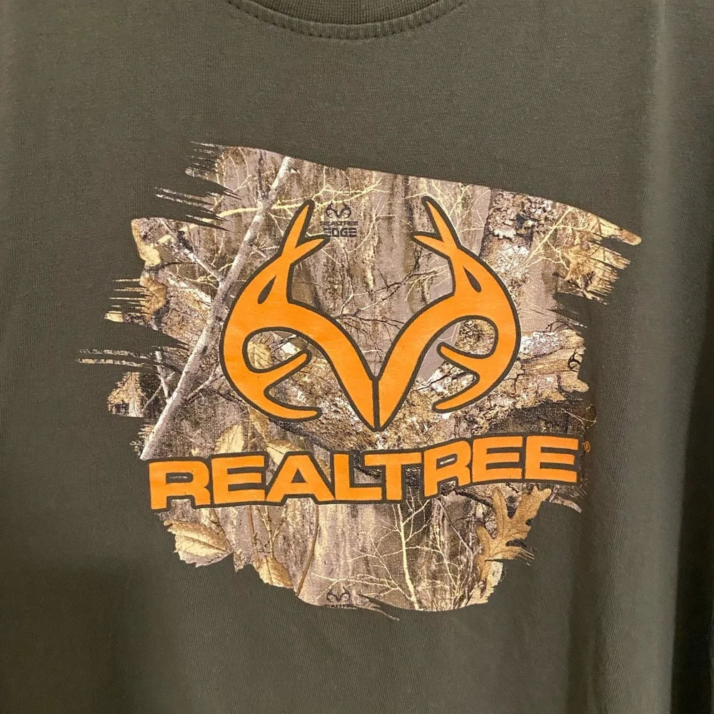 NWOT |‎ REALTREE men’s decal tshirt — large - Picture 3 of 5
